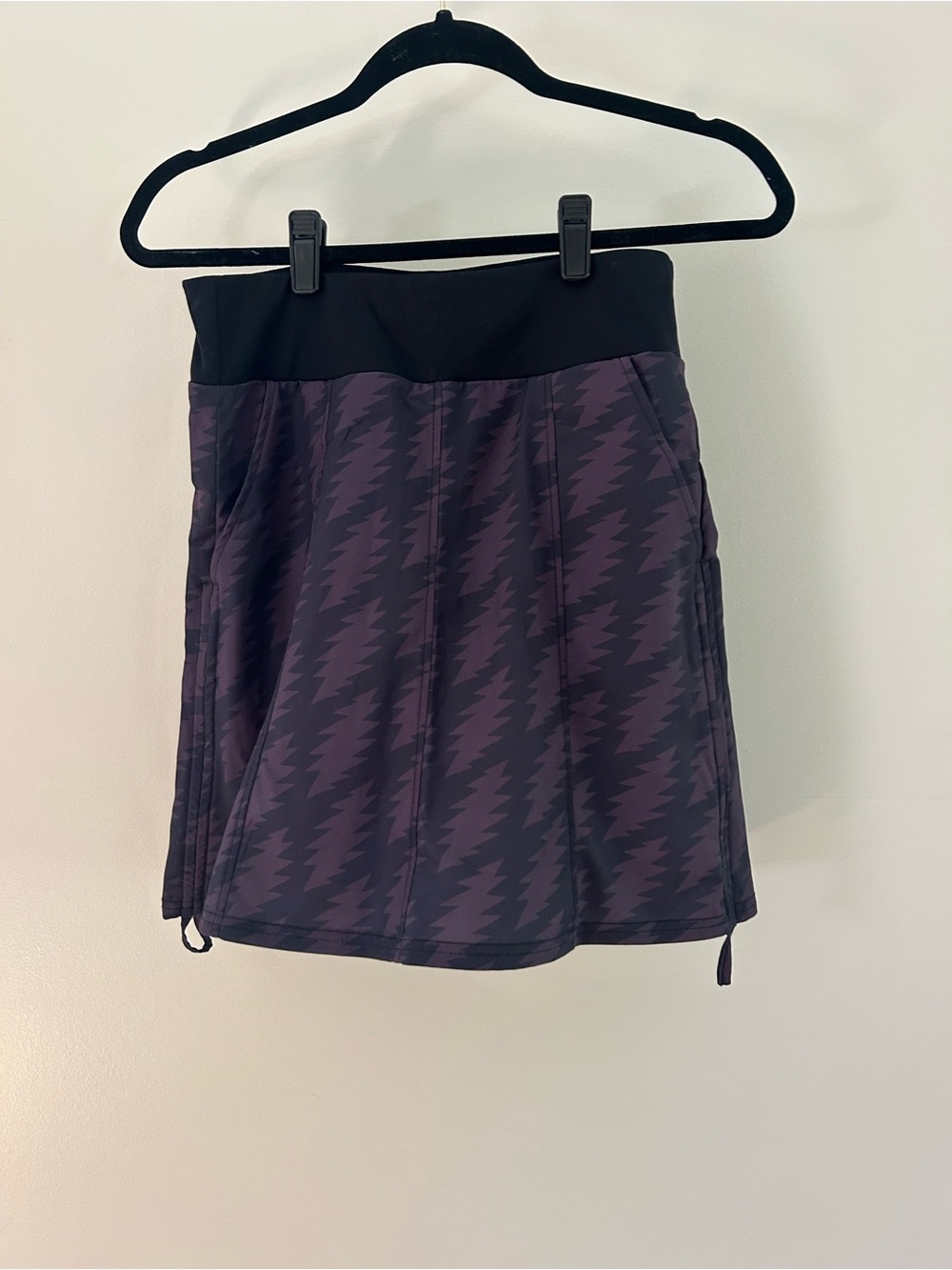 Grateful Dead Purple and Black Graphic Skirt